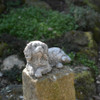 Stone Cast Small Laying King Charles Spaniel Ornament