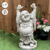 Delightful Large Hands Up Buddha Ornament