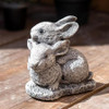 Delightful Twin Bunny Garden Ornament