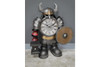 Large Standing Warrior Table Clock