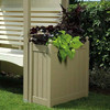 Wooden Tall Classic Painted Trough in Nutmeg