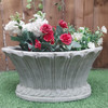 Stone Cast Oval Shaped Planter Pot