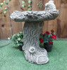 Stone Cast Bird nest Design Garden Birdbath