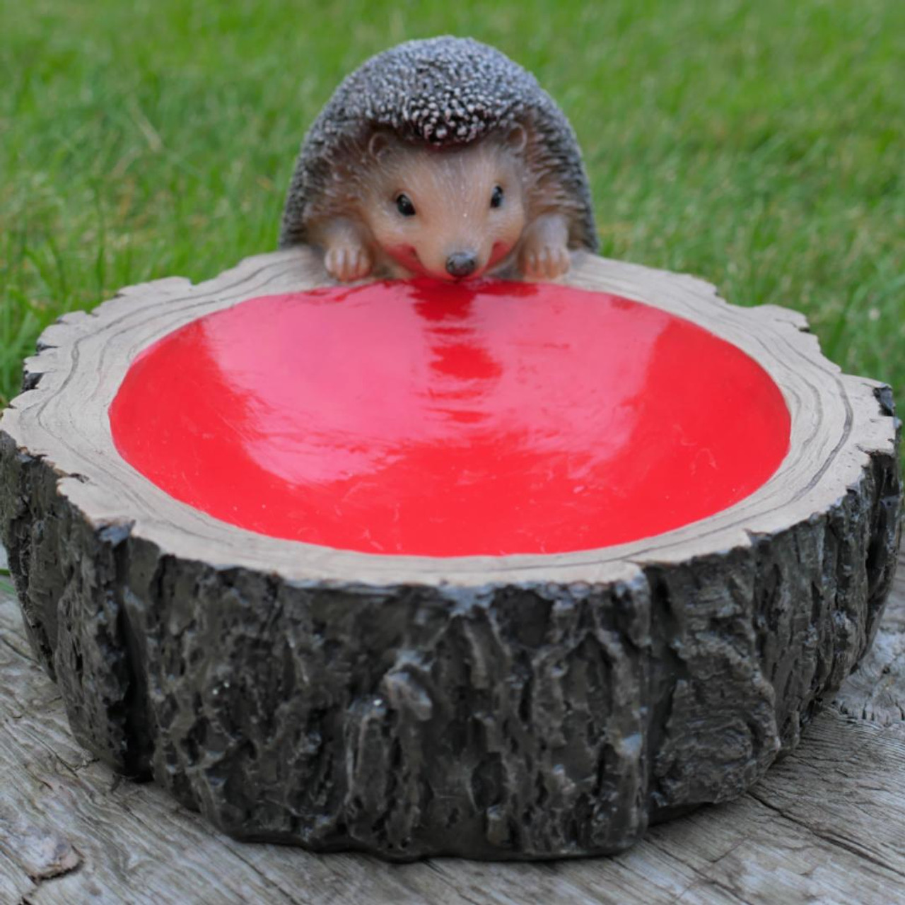 Small Adorable Hedgehog Bird Feeder  