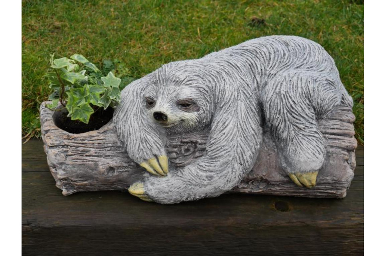 Adorable Lazy Sloth Planter Pot Garden Ornament 