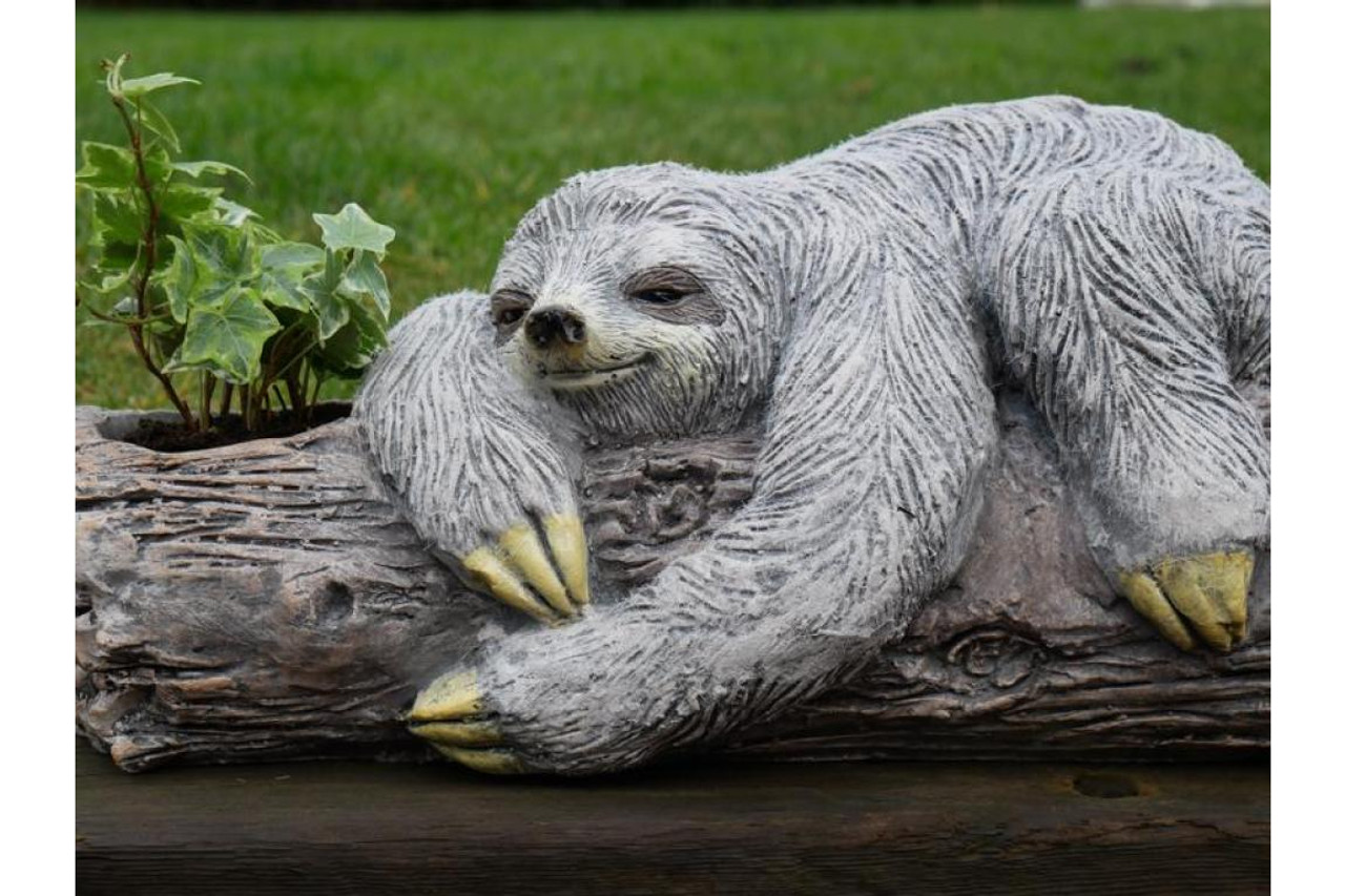 Adorable Lazy Sloth Planter Pot Garden Ornament 