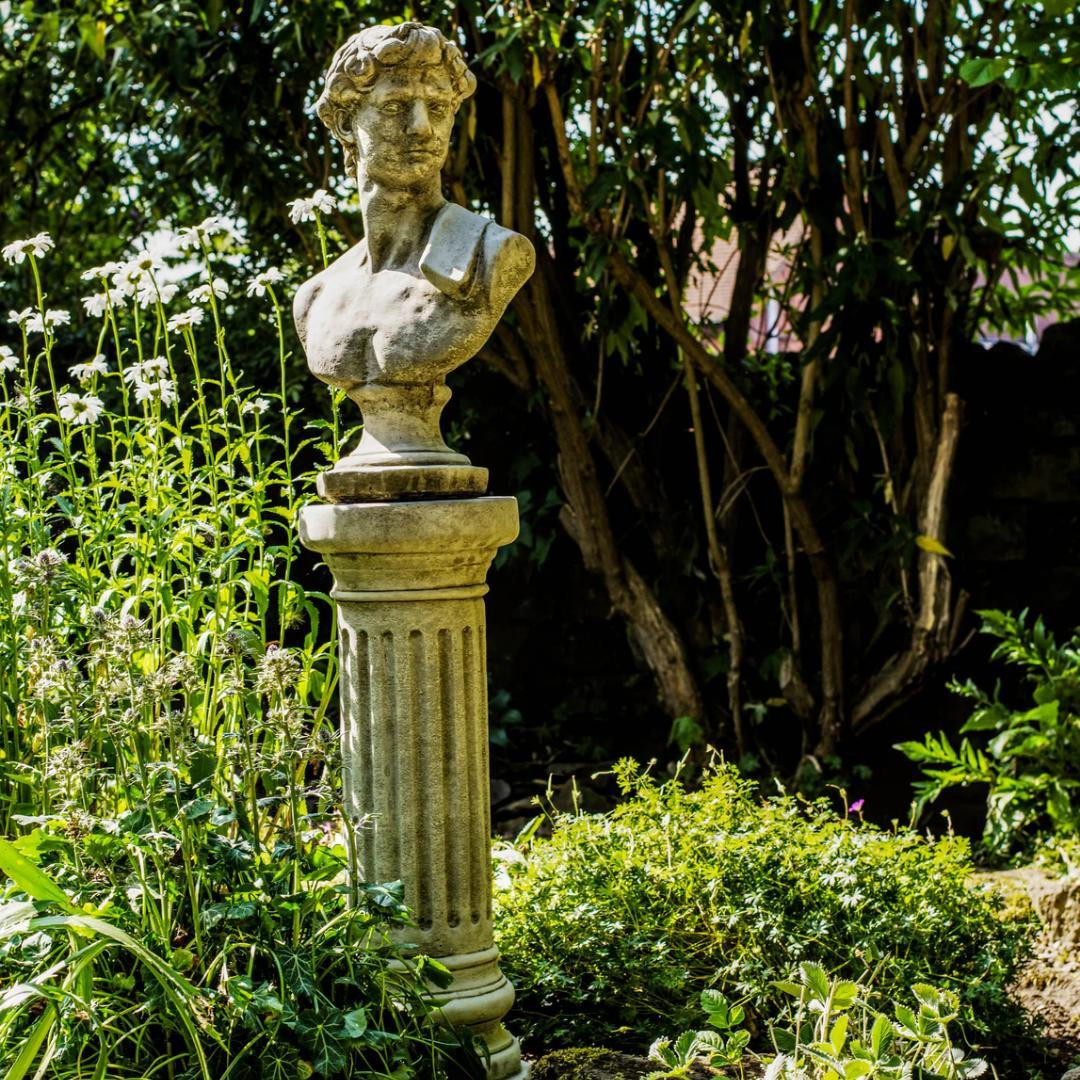 Classical David Bust Garden Ornament (No Column)