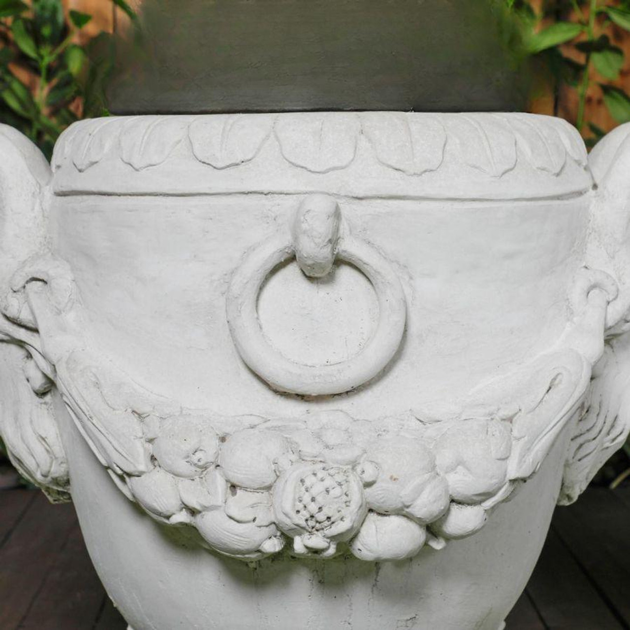 Urn With Mythical Horned Man Design 