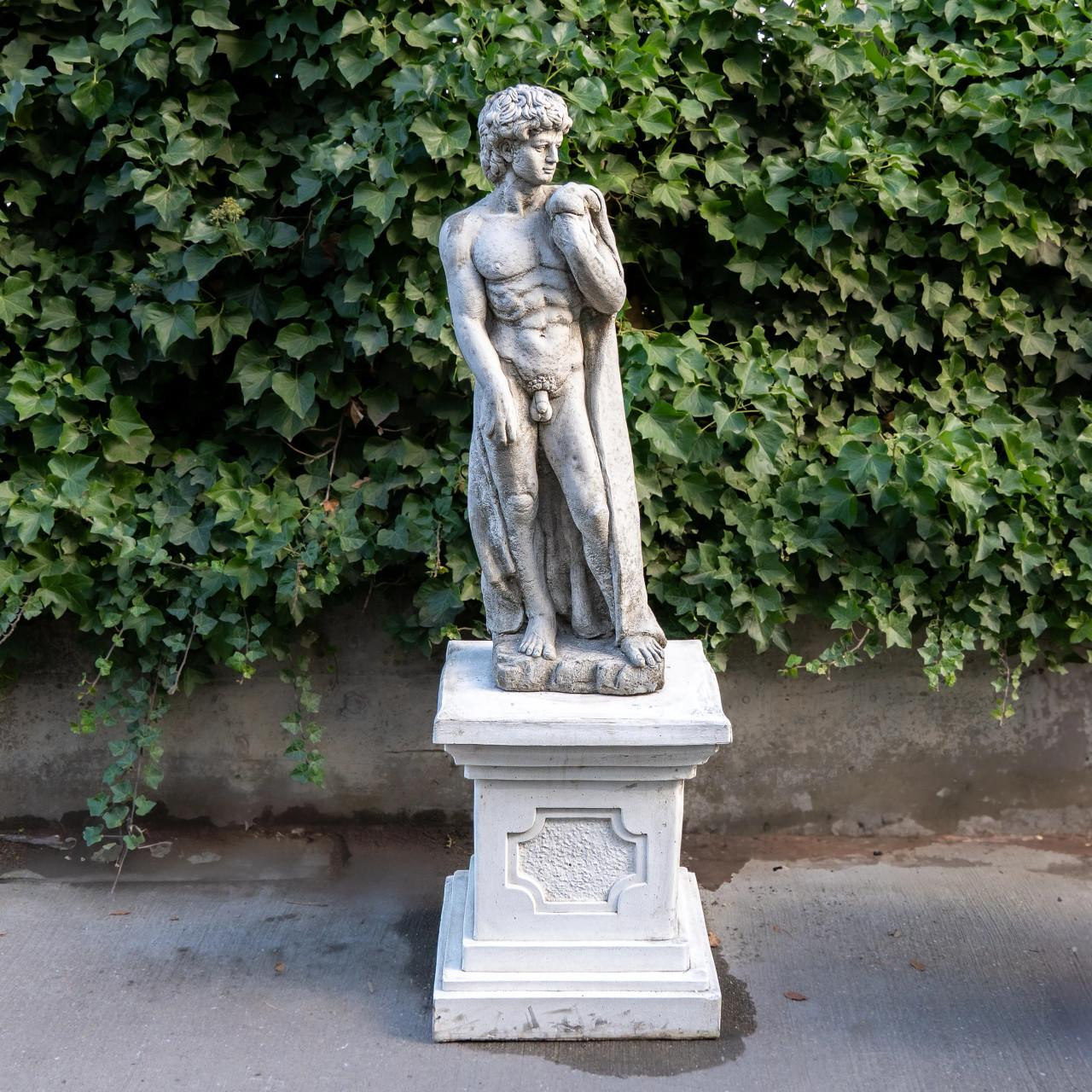 Classical David Statue Male Sculpture Garden Ornament 