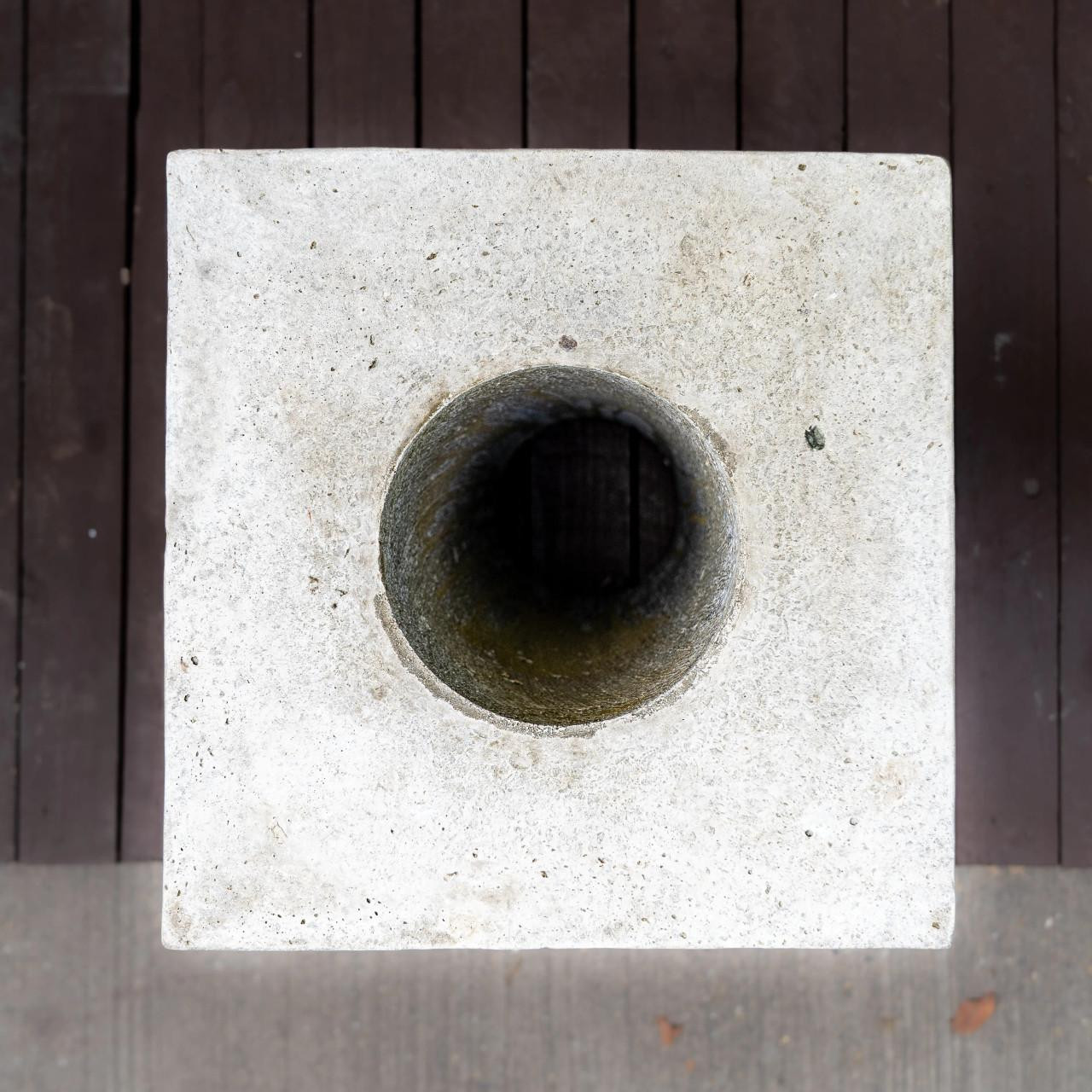 Very Large Square Plinth Victorian Pedestal Column