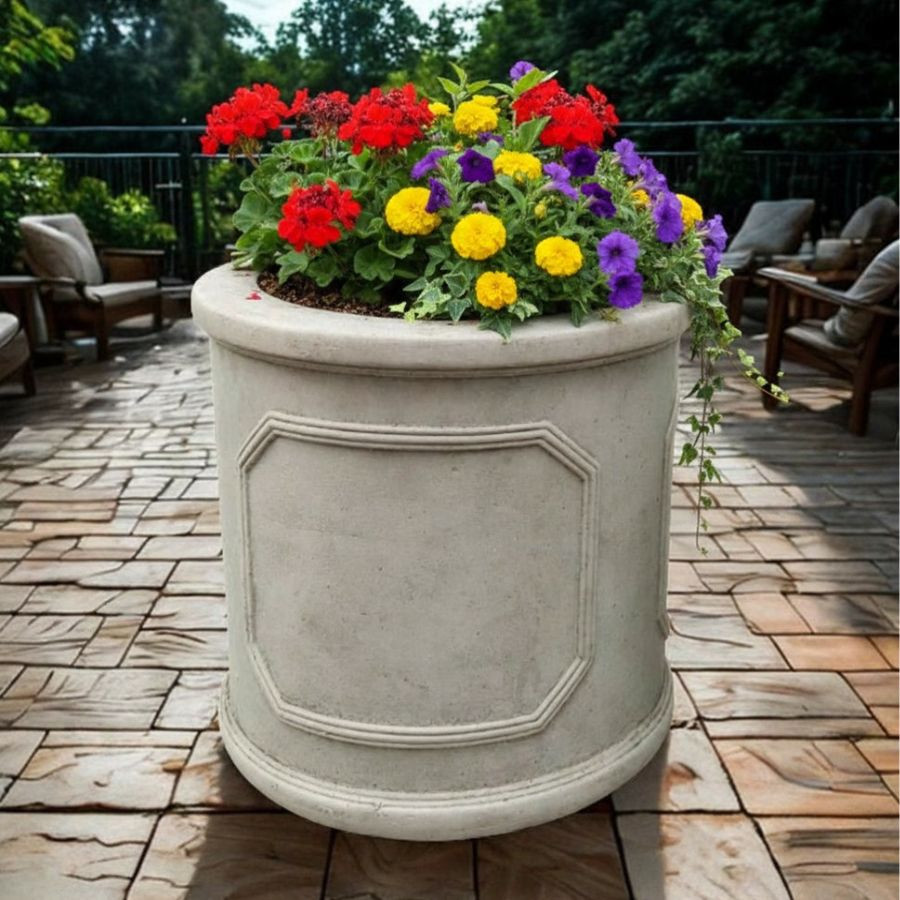 Large Octavia Stone Cast Pot