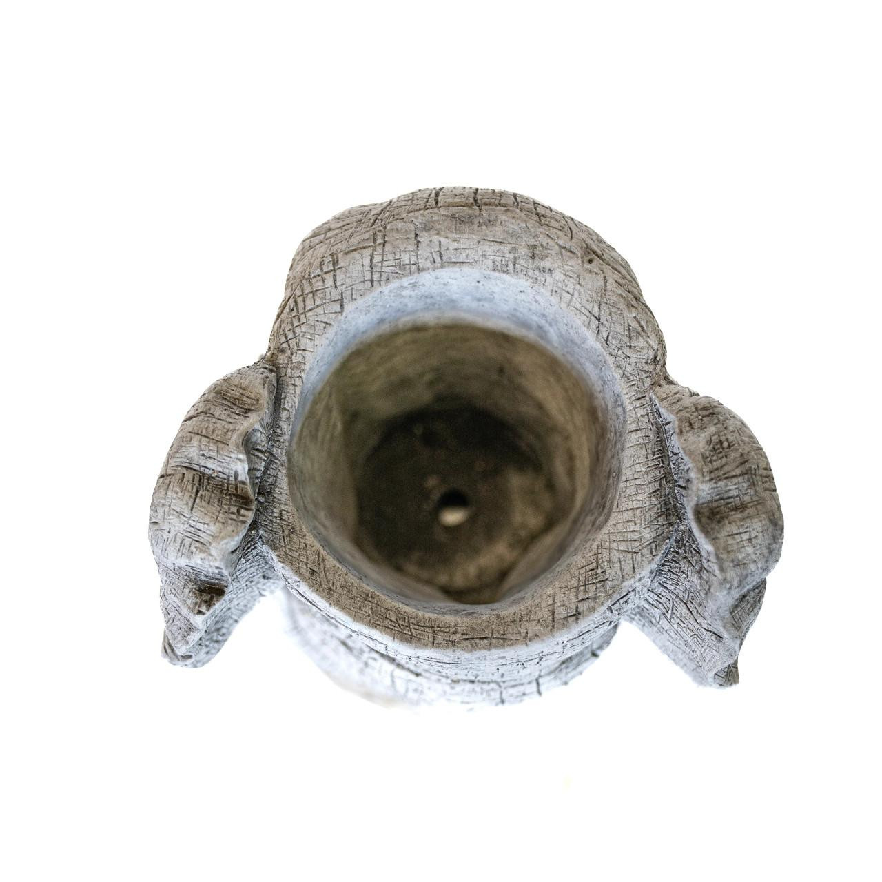 Small Stone Cast Elephant Planter Pot 