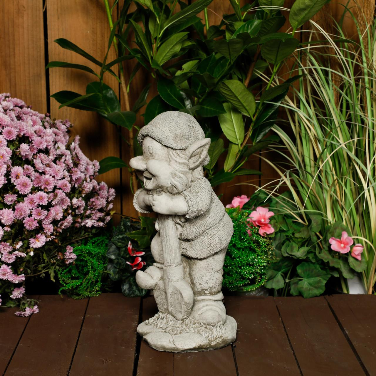 Medium Stonecast Pixie Gardener Statue Garden Ornament