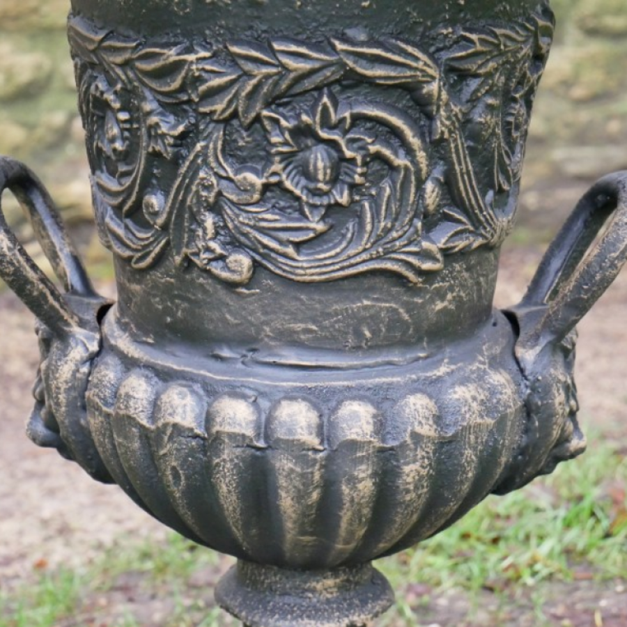 Cast Iron Bronze Classic Urn