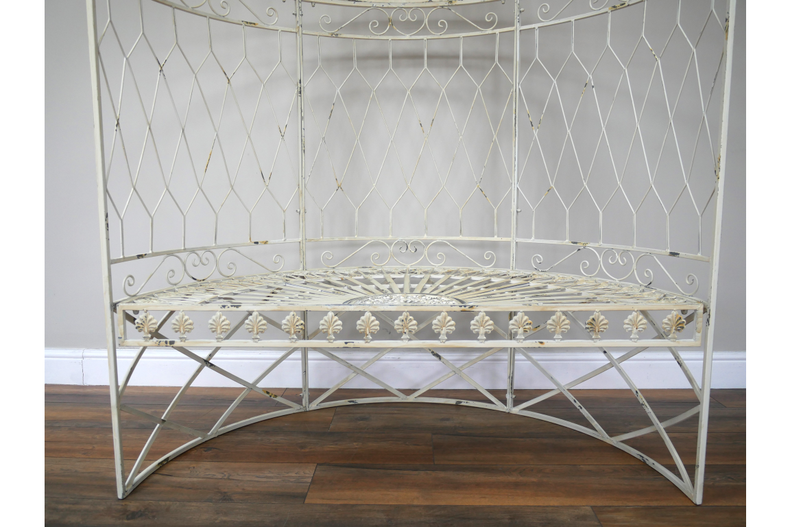Rustic Arch Bench