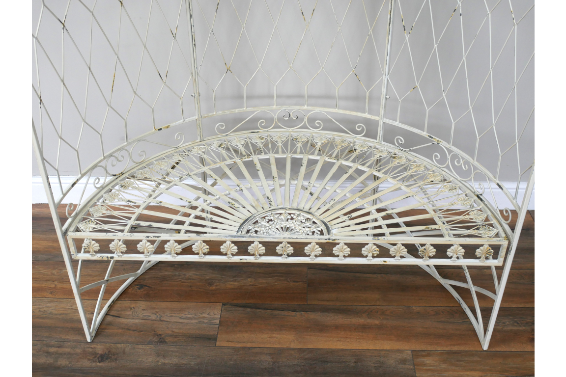 Rustic Arch Bench