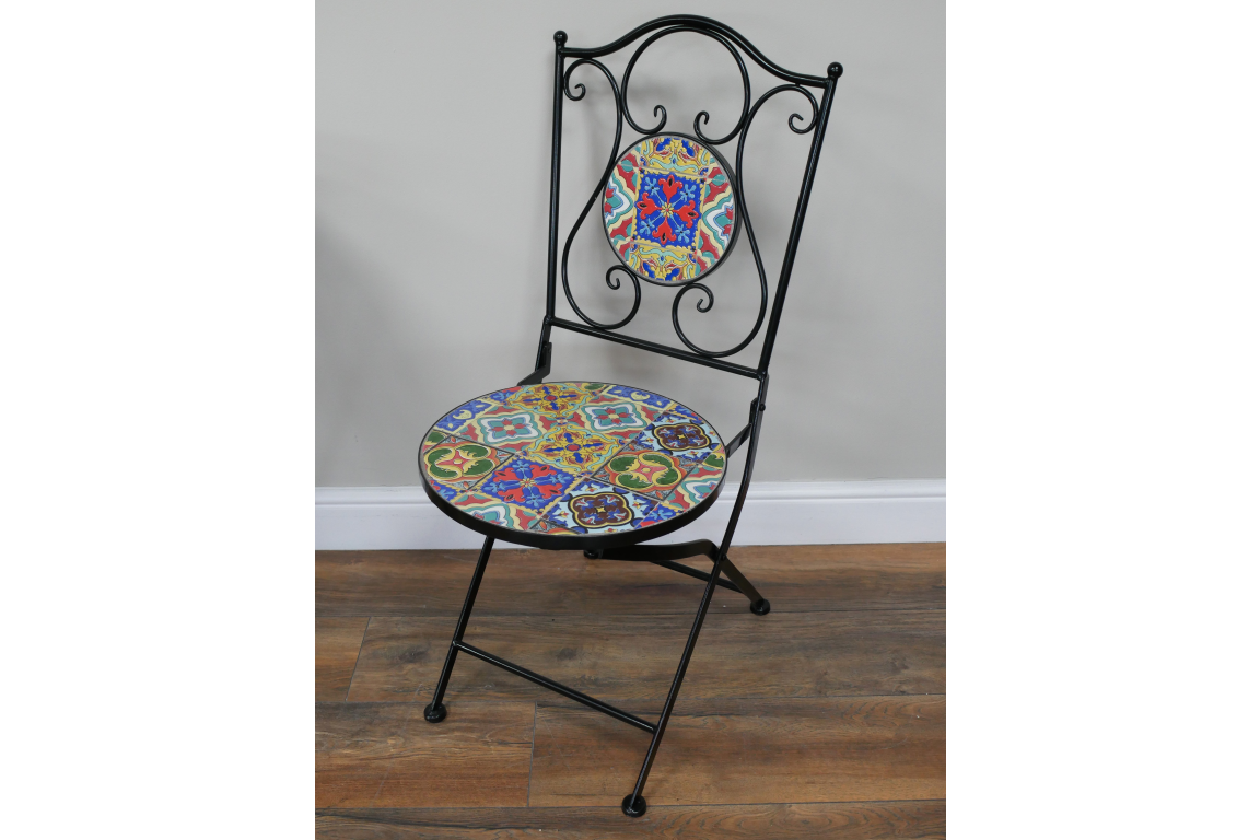Casablanca Mosaic Bistro Set – Outdoor Table & 2 Chairs