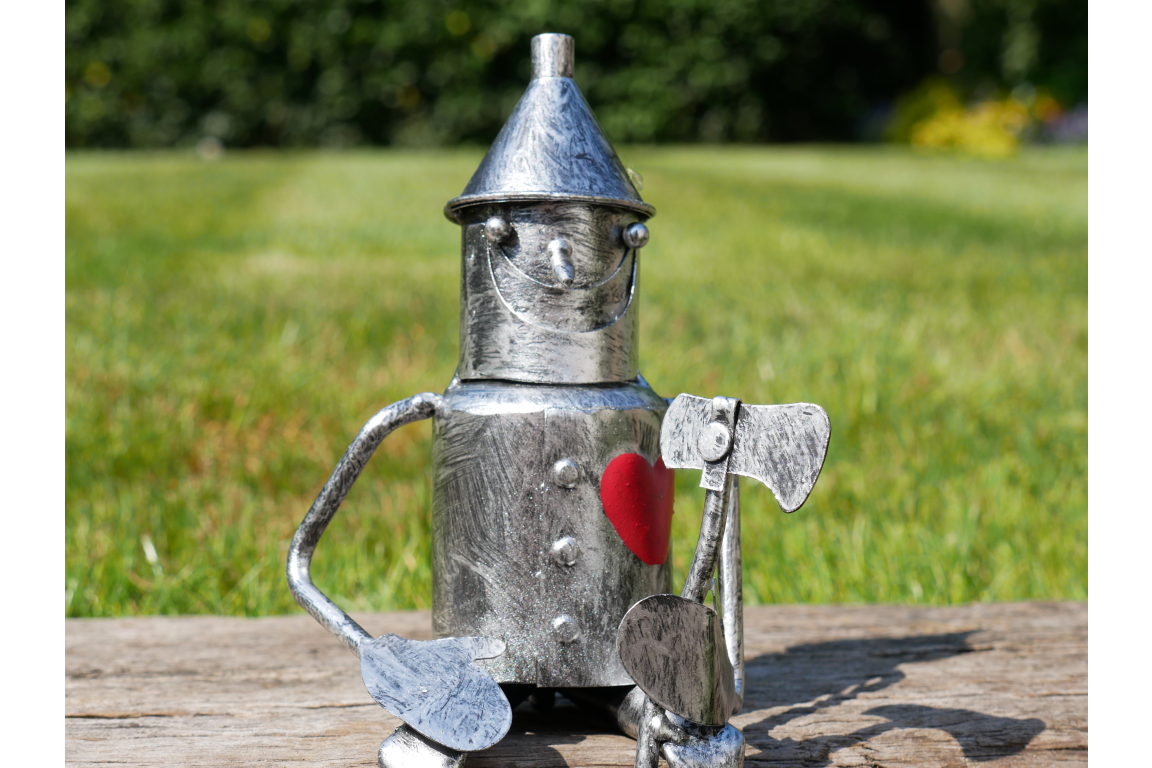 Tin Man Mini – Decorative Metal Garden Figure