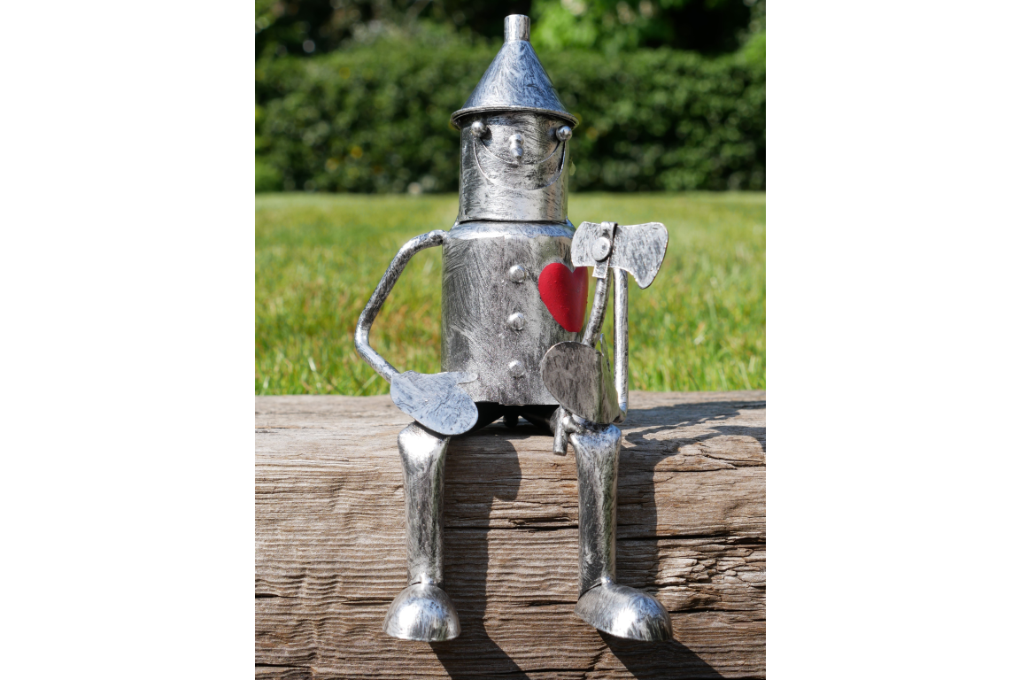 Tin Man Mini – Decorative Metal Garden Figure