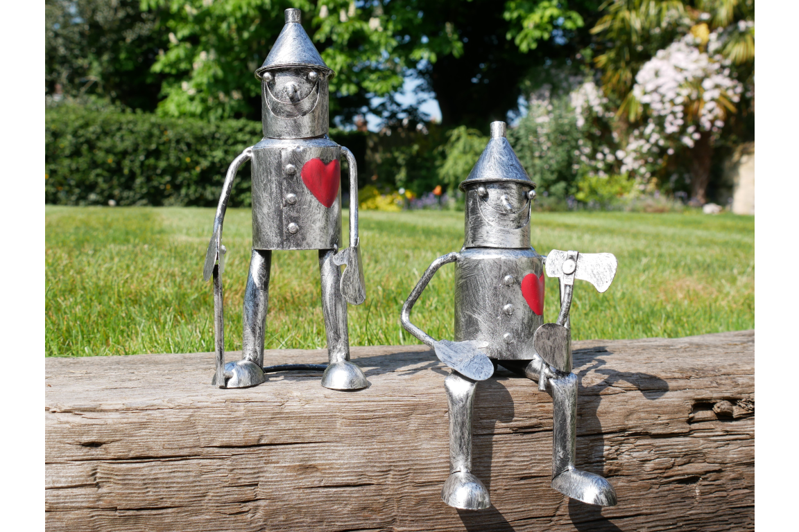 Tin Man Mini – Decorative Metal Garden Figure