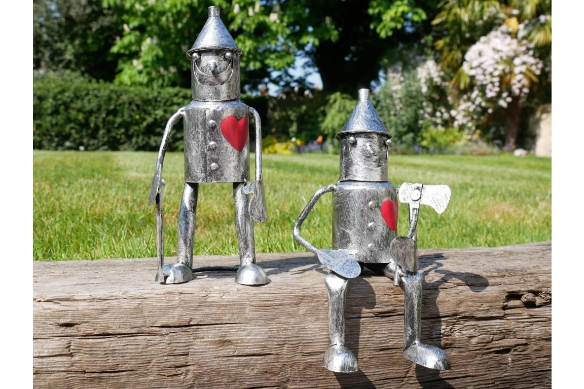 Tin Man Mini – Decorative Metal Garden Figure 