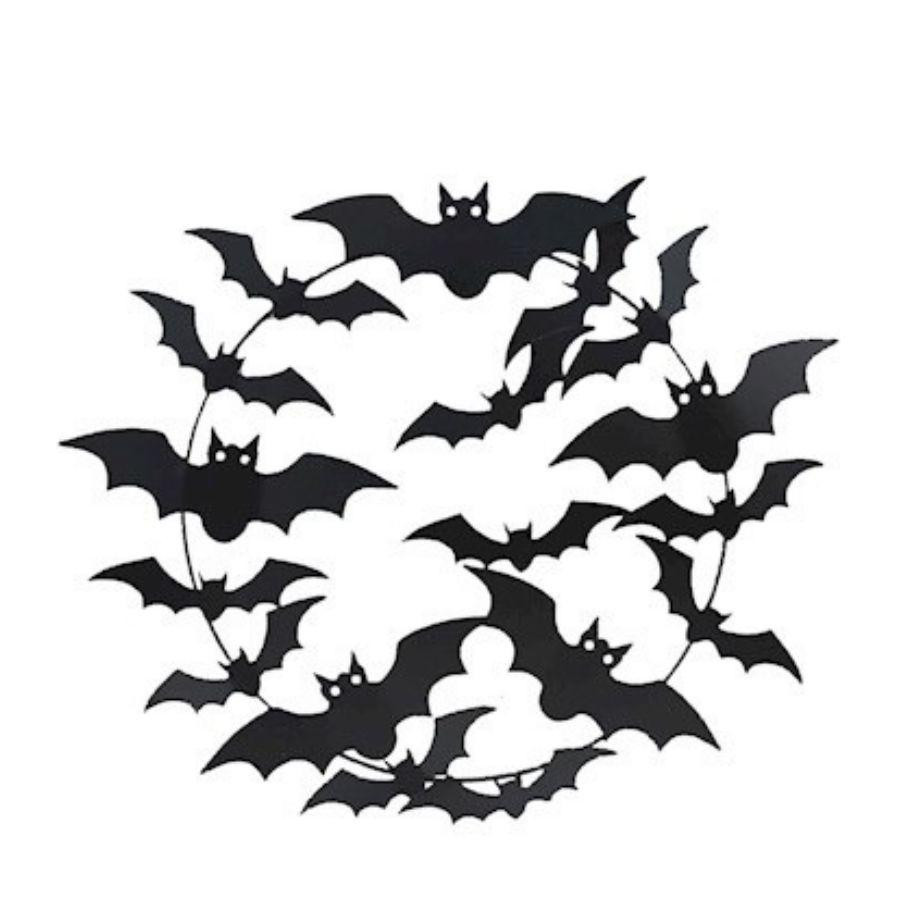 Halloween Flying Bat Wreath 