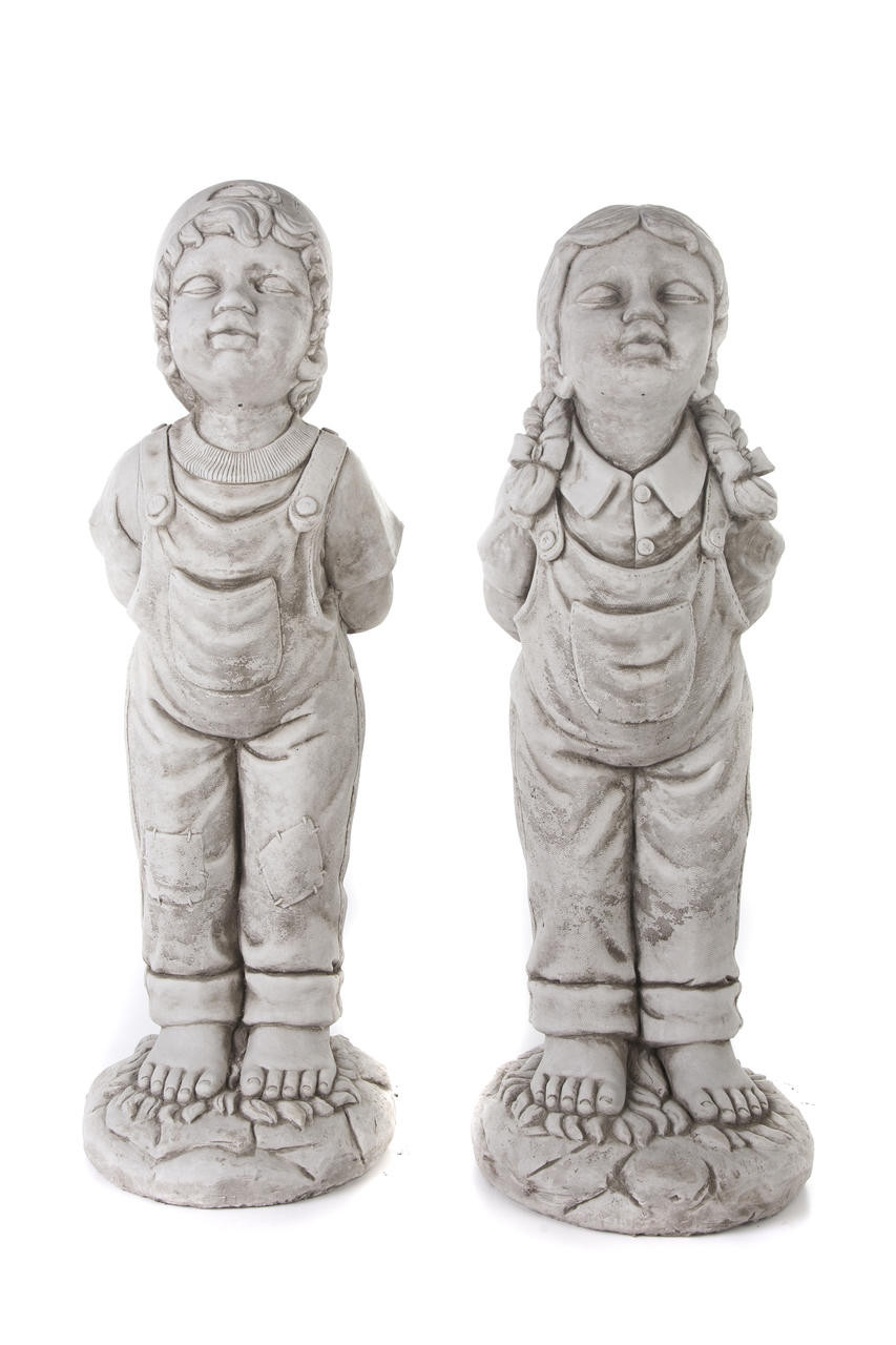 Large Boy and Girl Young Love Garden Ornament