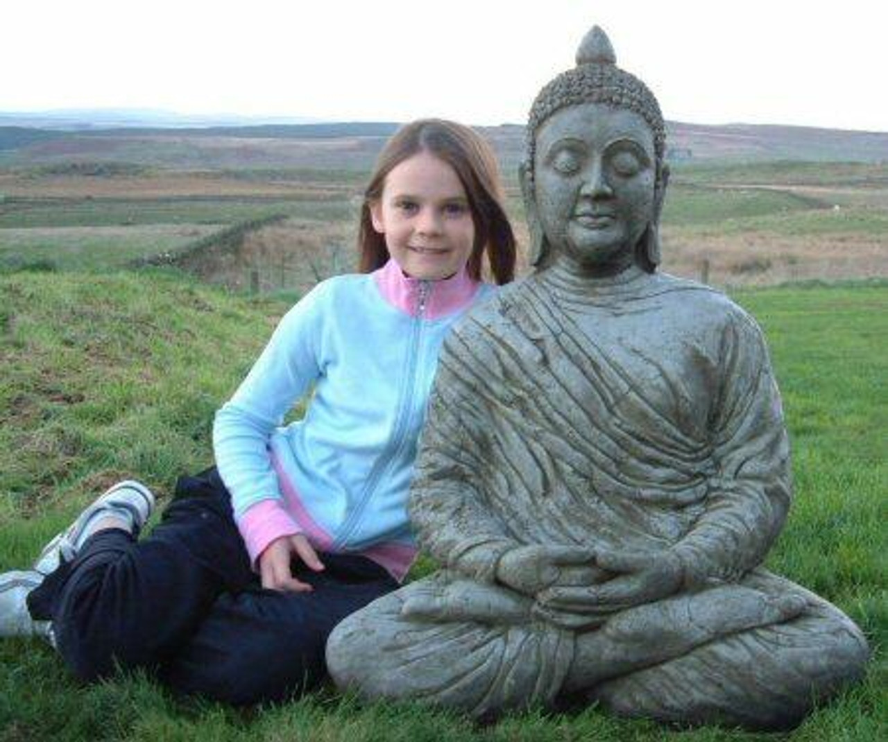 Large Meditating Buddha Garden Ornament