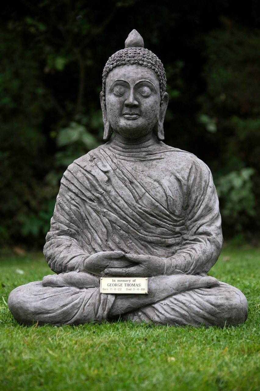 Large Meditating Buddha Garden Ornament