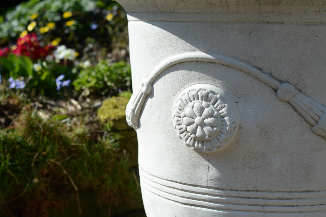 Giant Impressive Greek Style Round Pot 