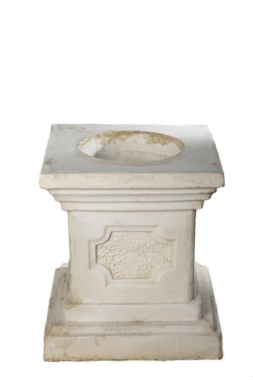 Pair of Large Edwardian Stone Vase on Plinths