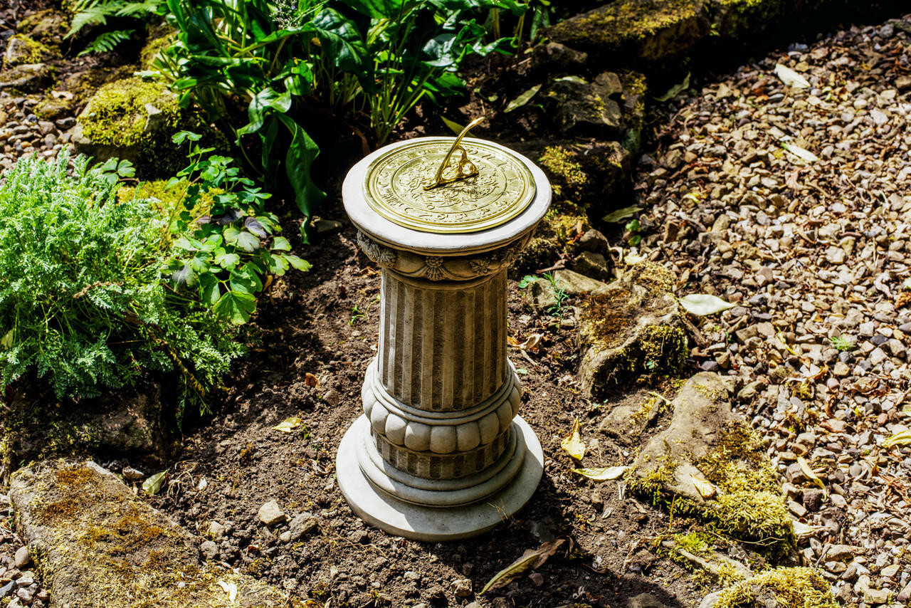 Victorian Style Medium size Sundial On Highly Decorative Column