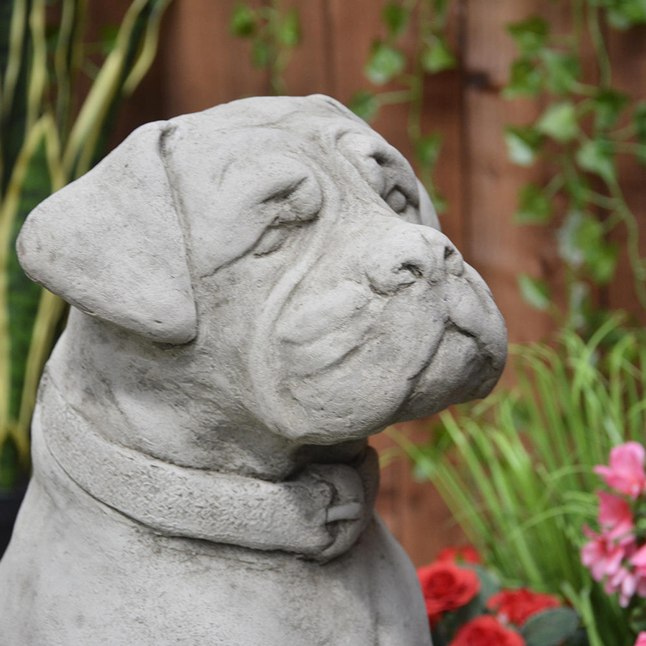 boxer garden ornament