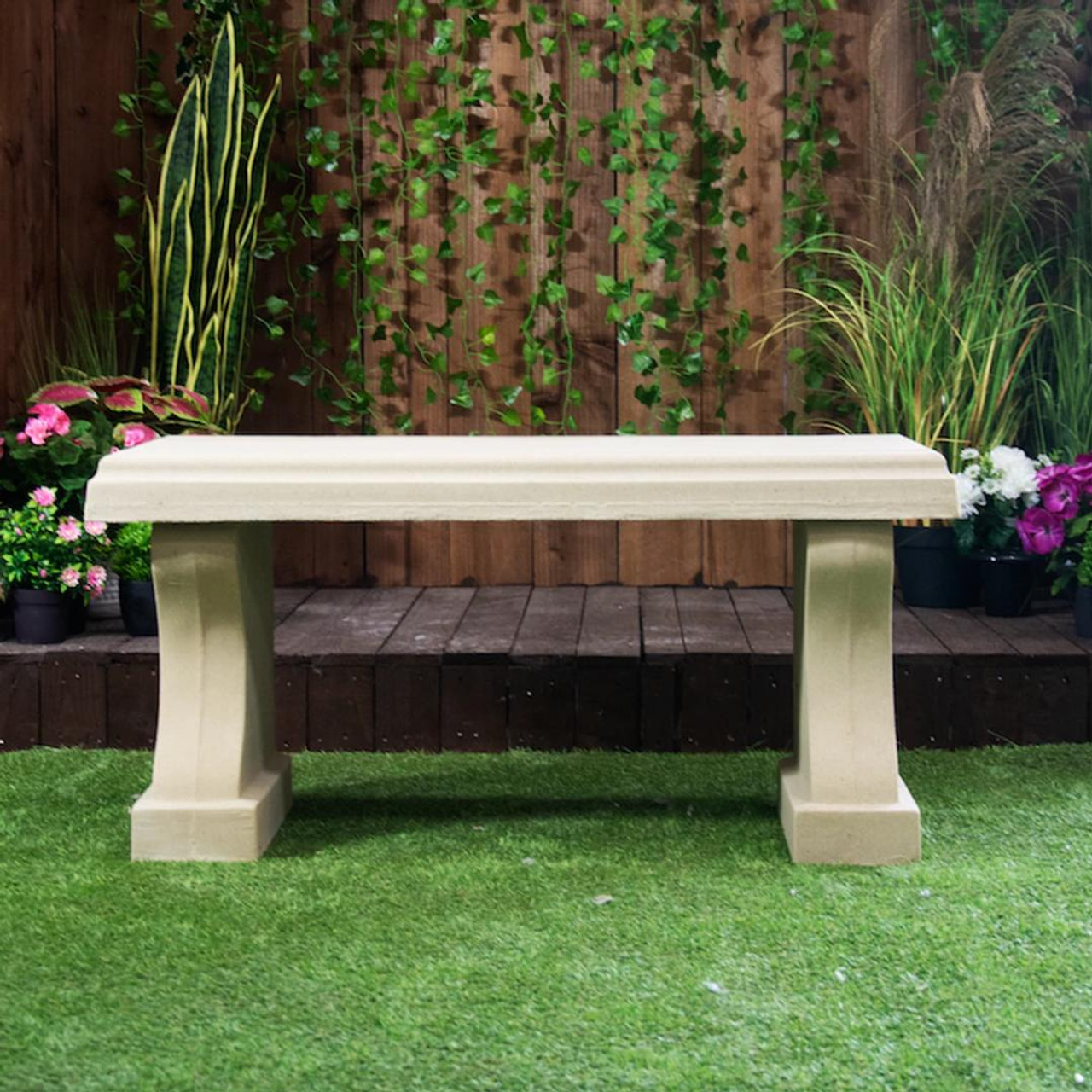 White Sandstone Garden Seat