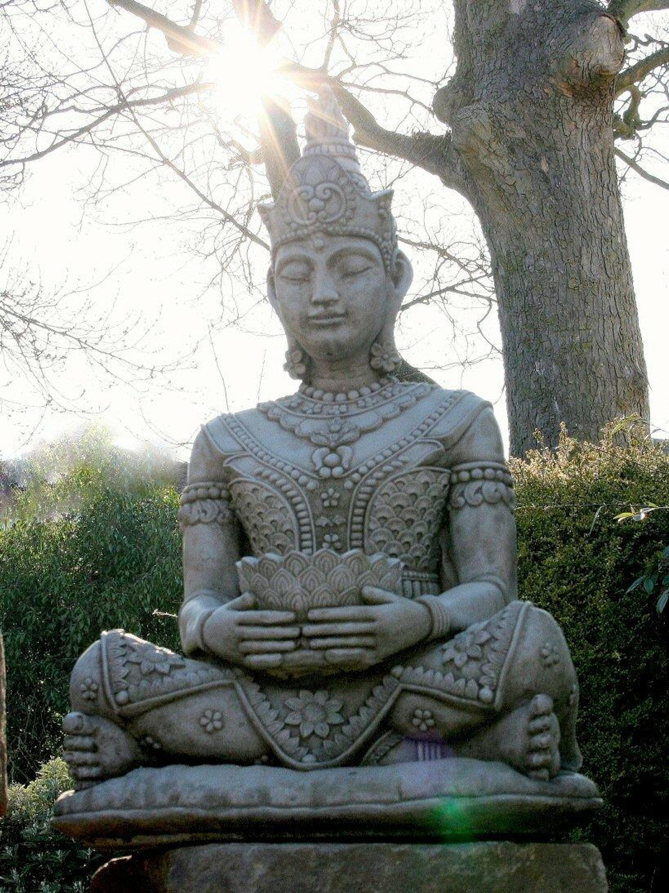 Sitting Oriental Thai Buddha Statue
