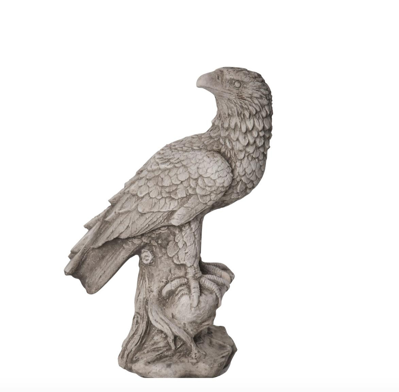 Majestic Stone Cast Eagle Ornament