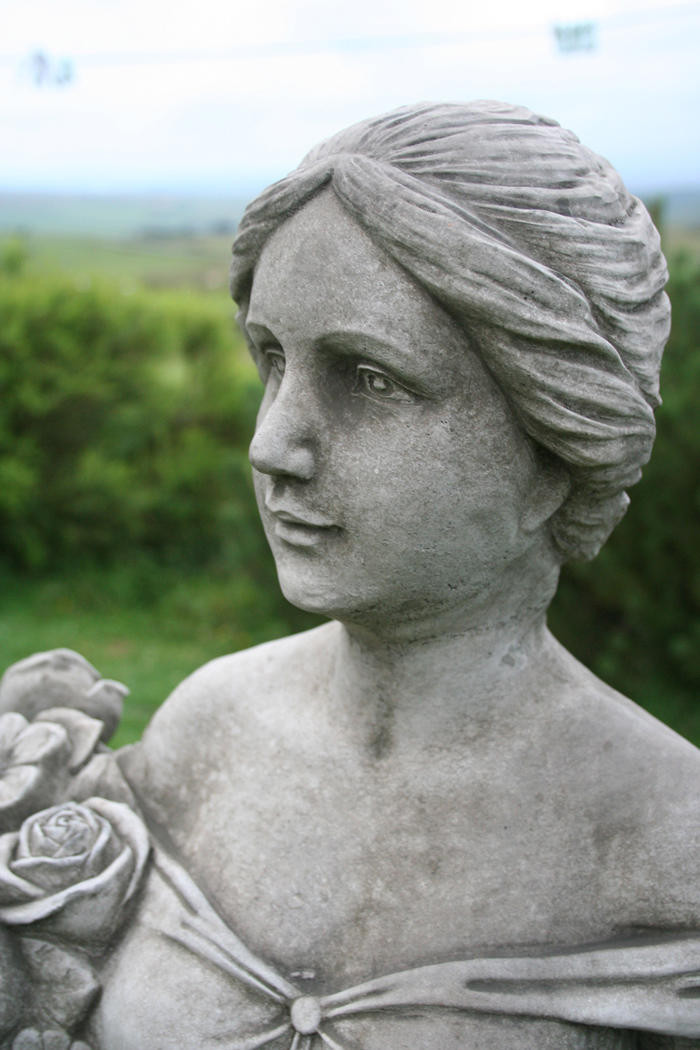 Female garden ornament Garden Ornament of Rose Girl Statue of