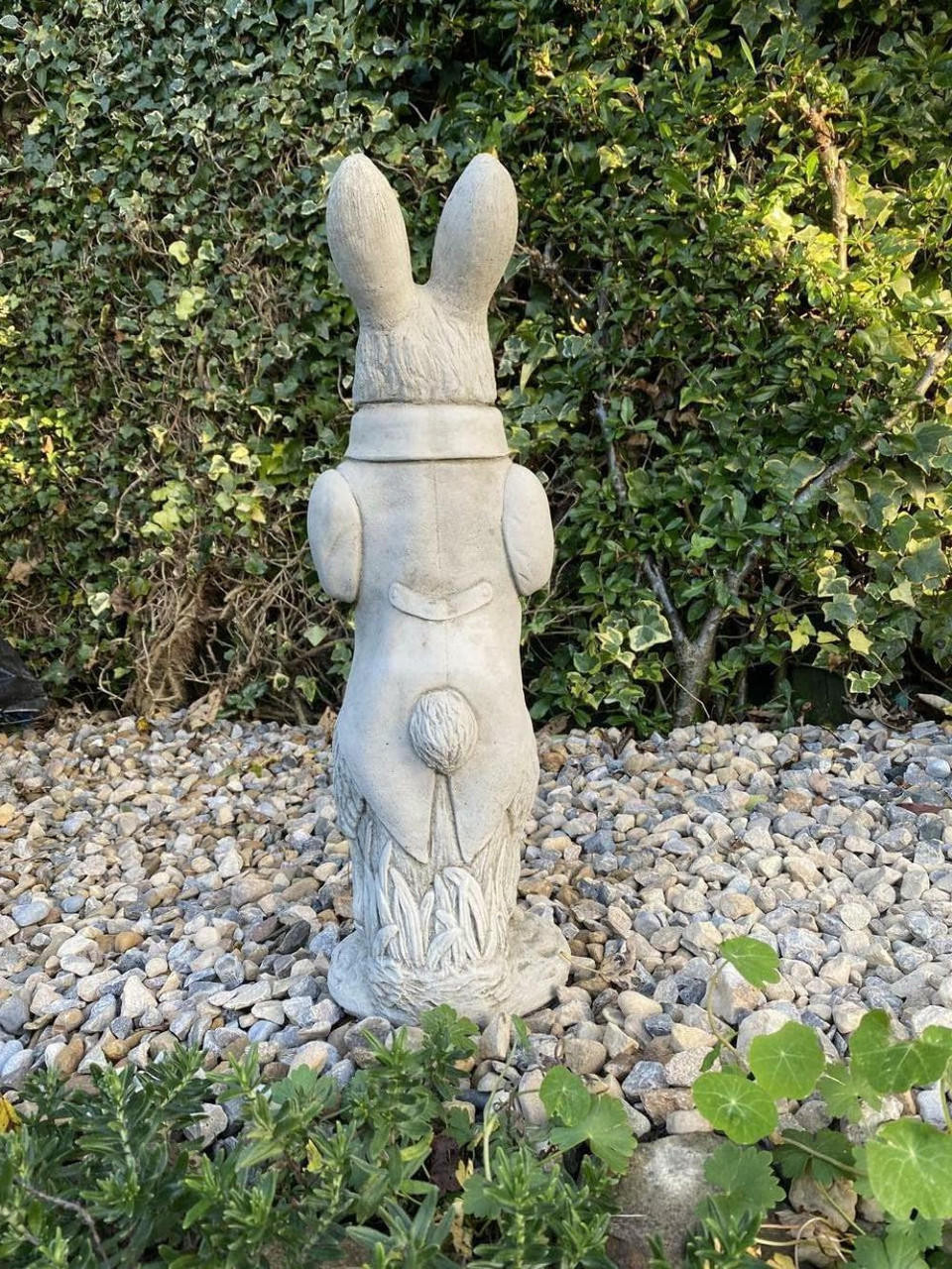 Stone Cast Peter Rabbit Garden Sculpture 