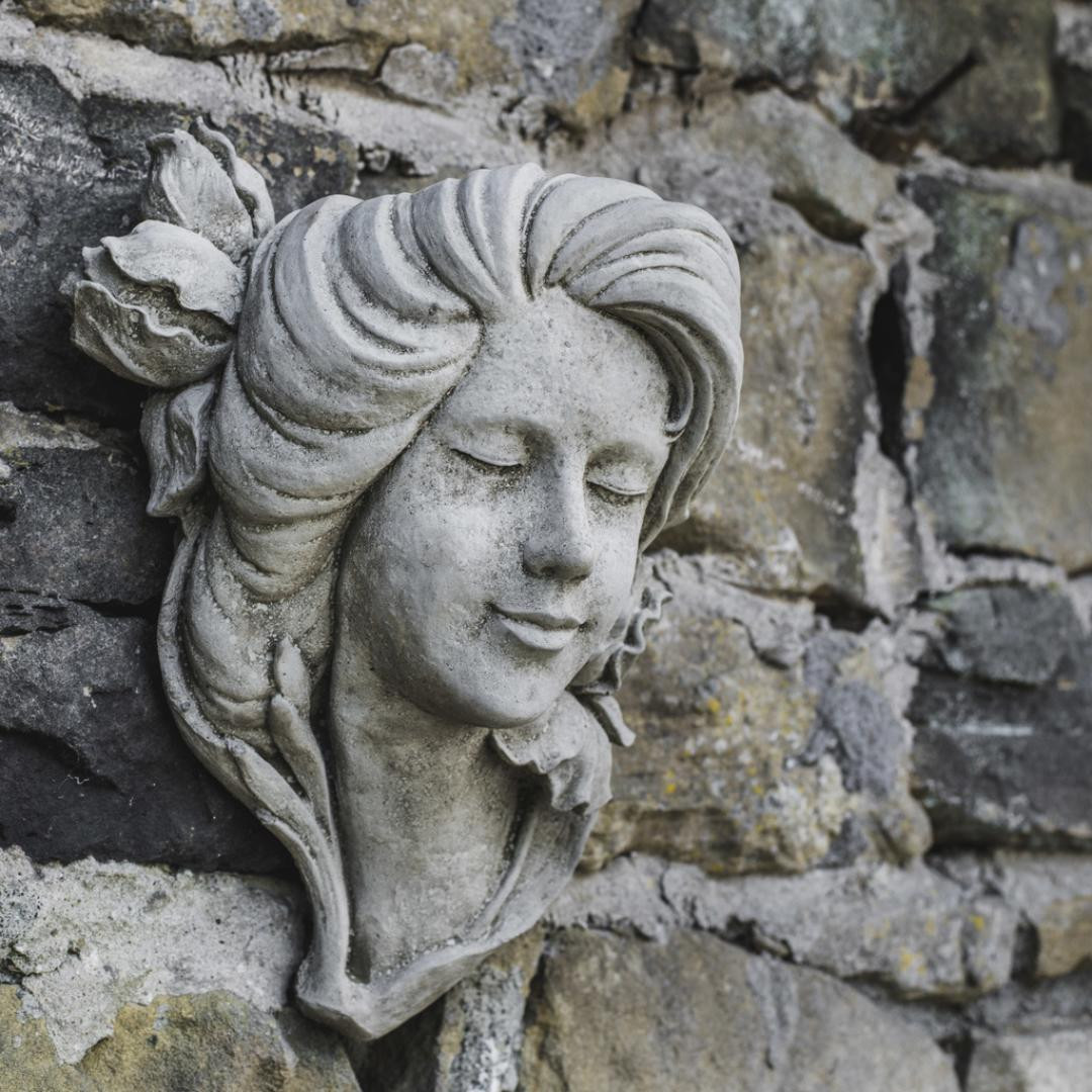 Female face Wall Planter and Wall plaque 