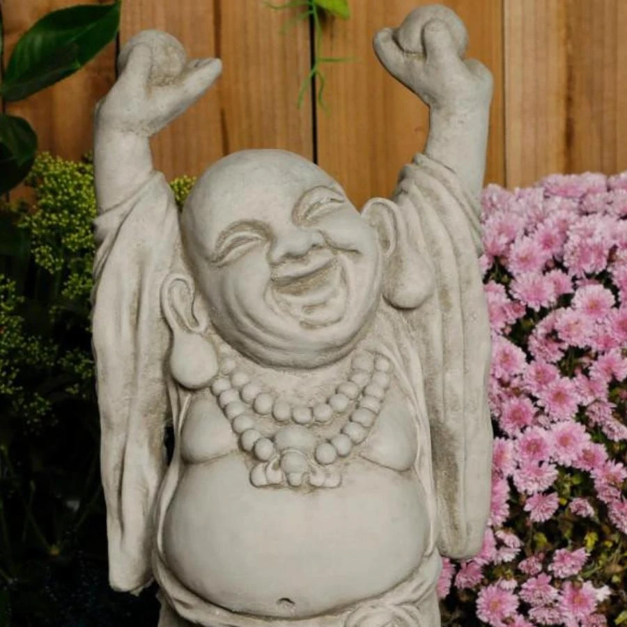 Delightful Large Hands Up Buddha Ornament