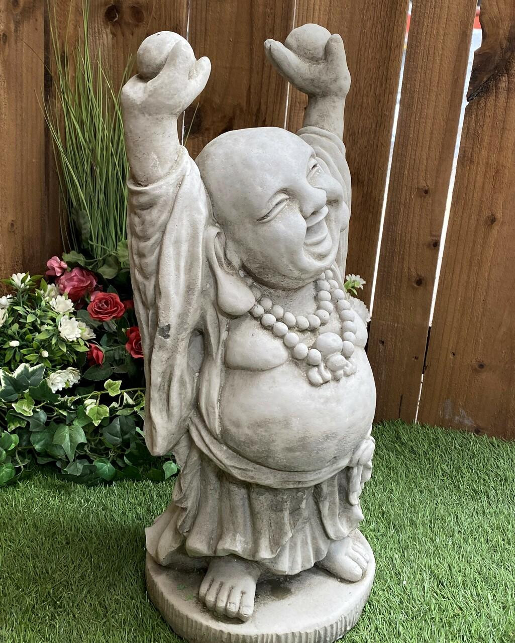 Delightful Large Hands Up Buddha Ornament