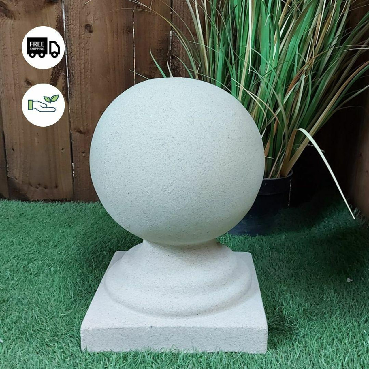 Classic Sandstone Plain Ball Finial