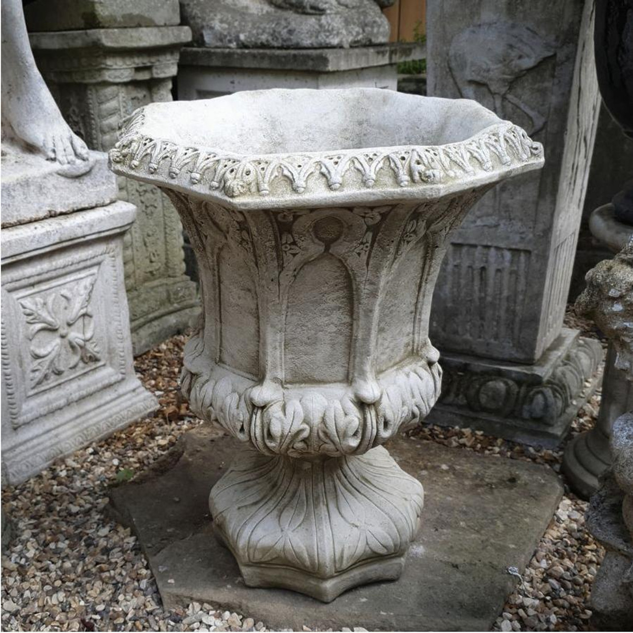 Gothic Octagonal Urn