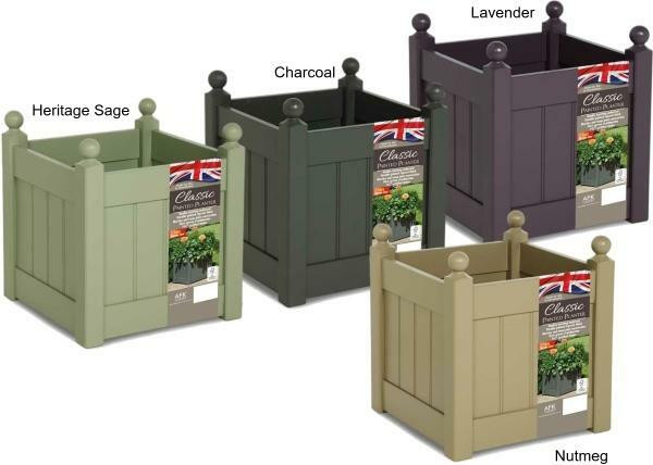 Classic Painted Planter Set