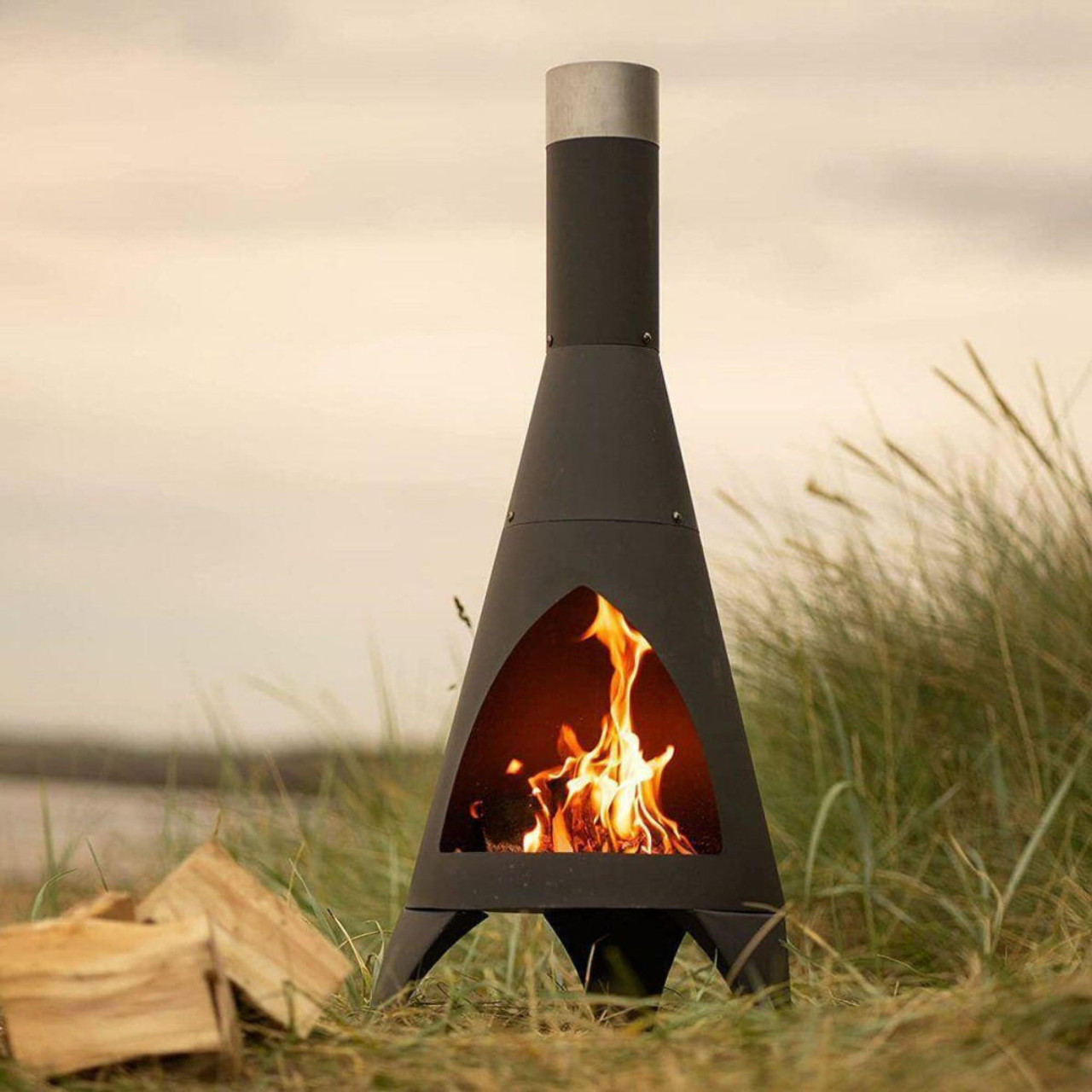 Truro Chiminea Tall Fire Pit 