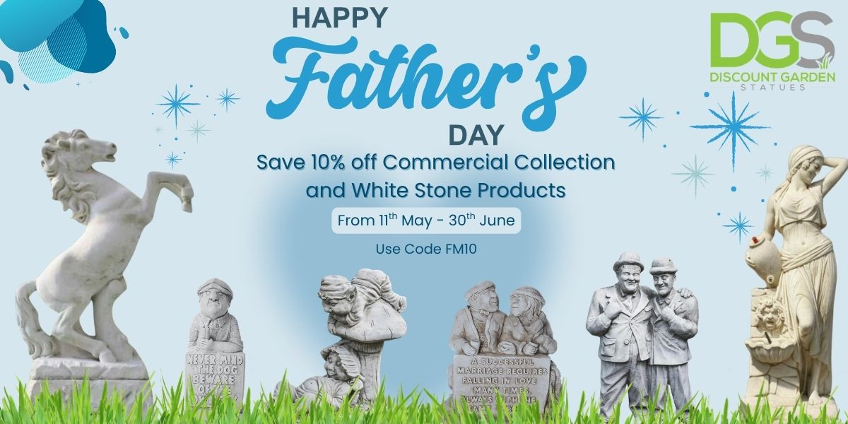 Happy Father's Day! Enjoy 10% OFF White Products and Commercial and Funny Statues