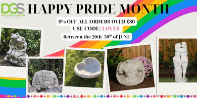Celebrate Pride Month At Discount Garden Statues With Our Fantastic Promotions!