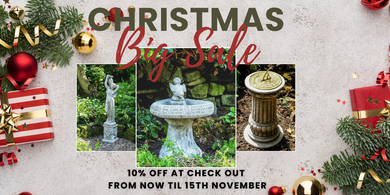 Celebrate Christmas Early with Stunning Birdbaths and Exclusive Discounts! Celebrate Christmas Early with Stunning Birdbaths and Exclusive Discounts!