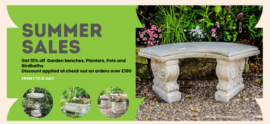 Summer Sale Alert: Save 10% on Stone Cast Garden Essentials! Summer Sale Alert: Save 10% on Stone Cast Garden Essentials!