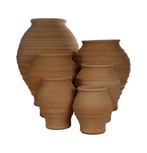Extra Large Koronios Mediterranean Terracotta Pot – Artisan Made in Crete